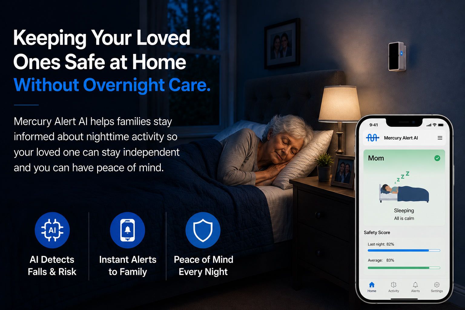 How Families Are Keeping Parents Safe at Home Without Overnight Caregivers